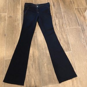 Dark blue Veronica Beard flares